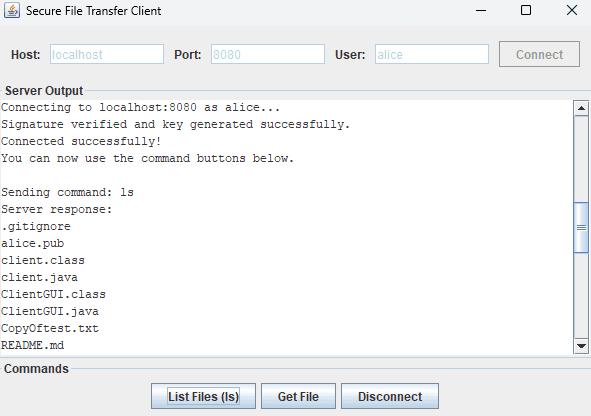 Secure File Exchange System